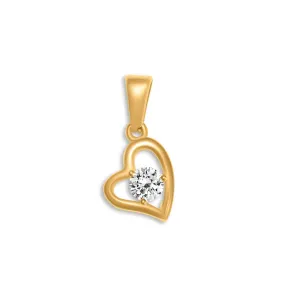 Diamond Heart Charm