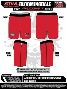 2022 Bloomingdale All Stars Full Dye Shorts