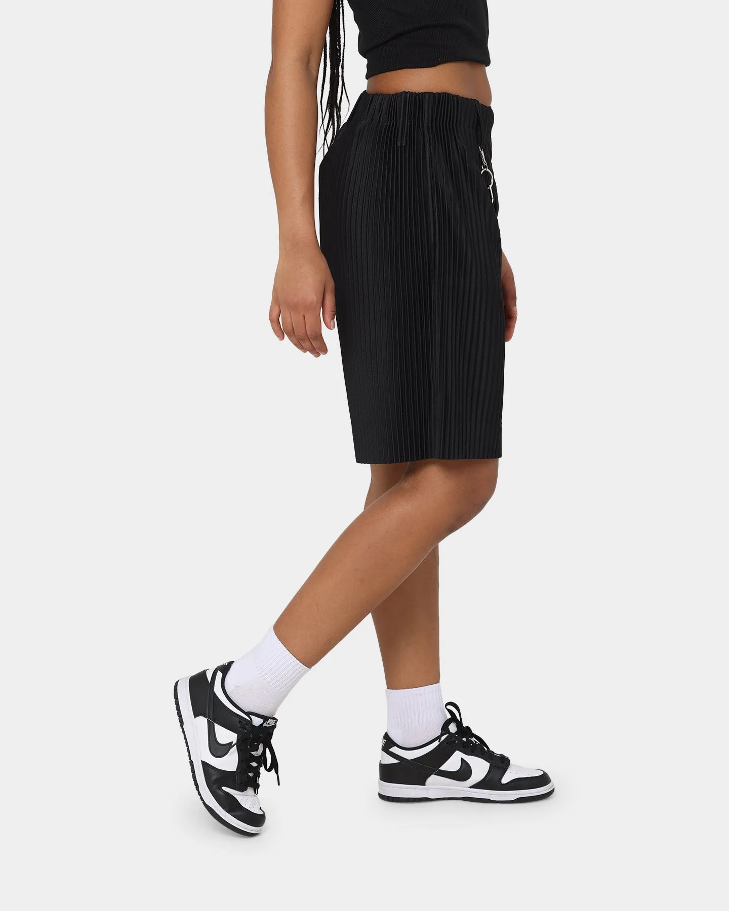 404 Harbour Plisse Shorts Black