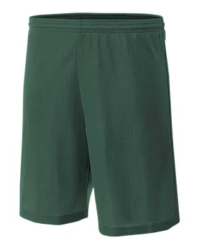 A4 NB5184 Youth 6" Lined Micromesh Shorts - Forest