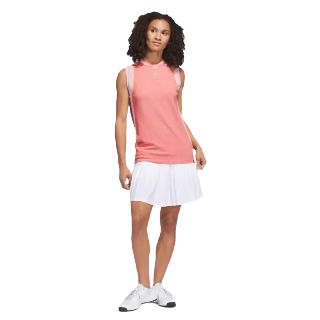 Adidas Ultimate365 Tour Pleated 15-Inch Skort - White