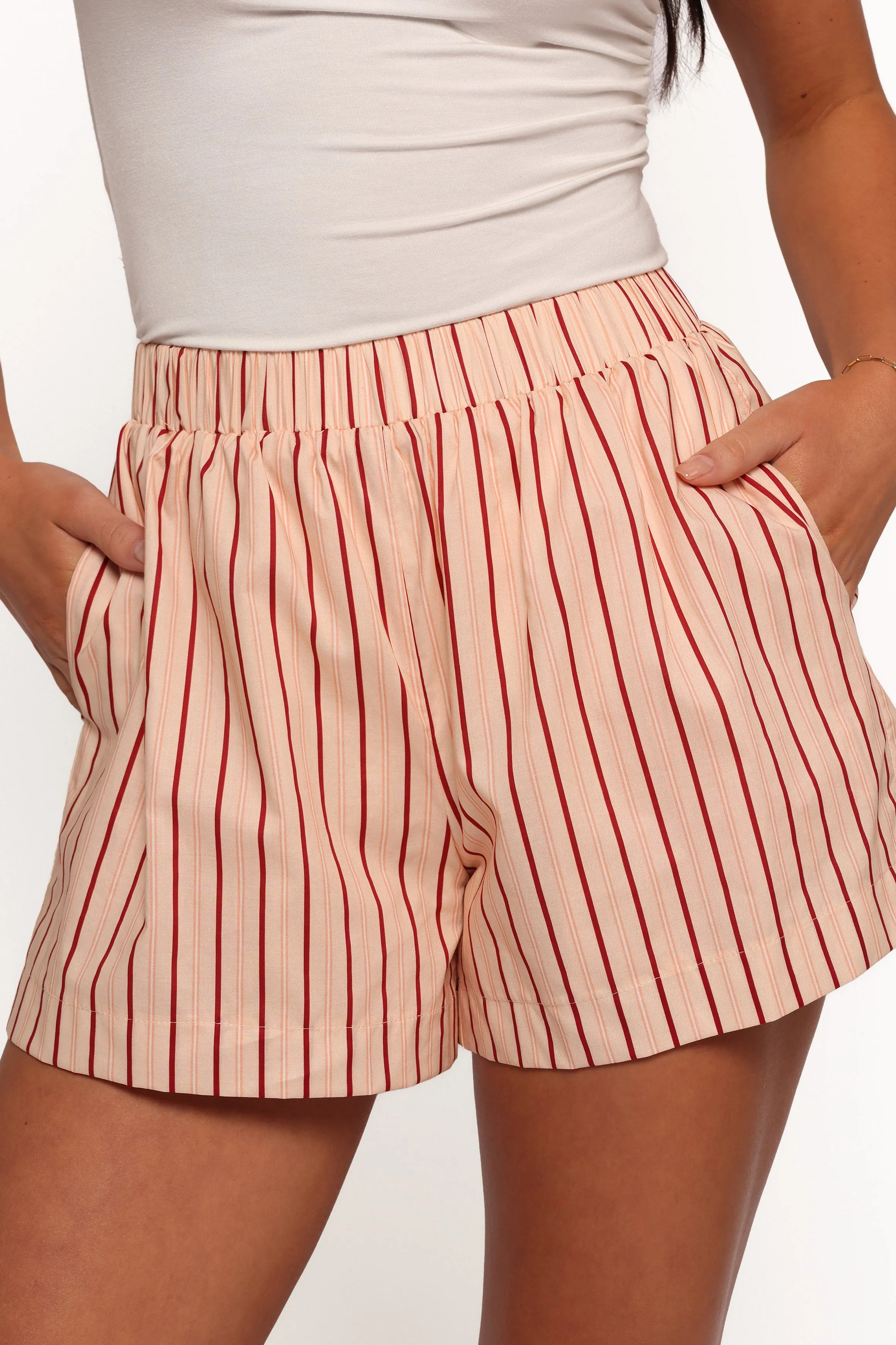 Aiesha Short Set - Pink Stripe