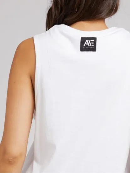 All About Eve Active Anderson Tank White