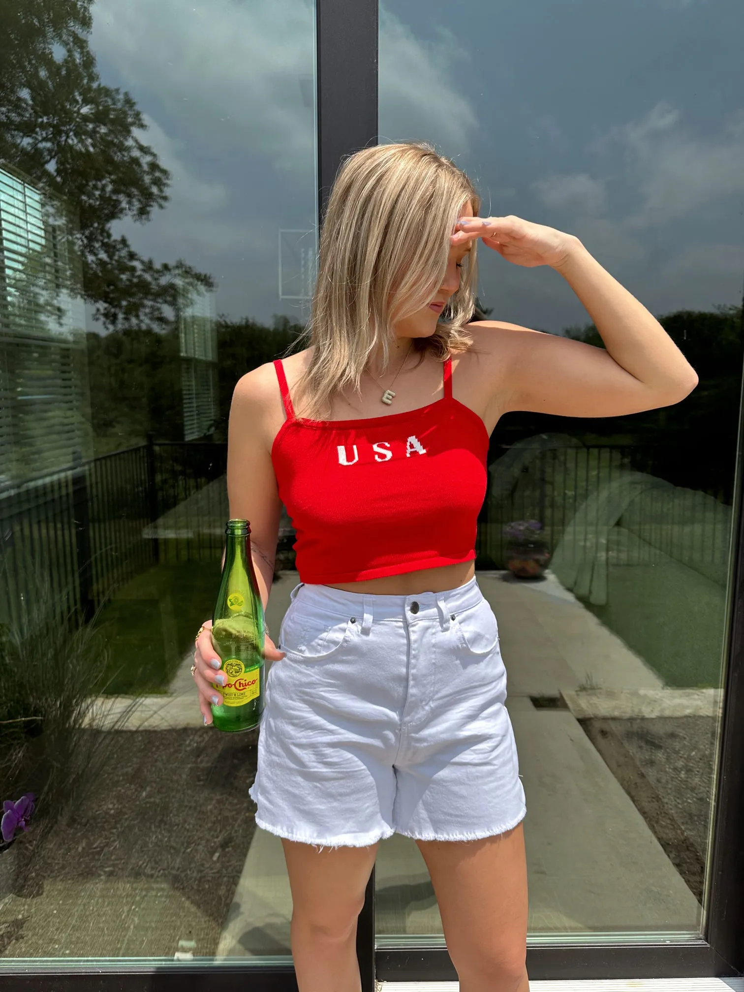 All American USA Red Tank