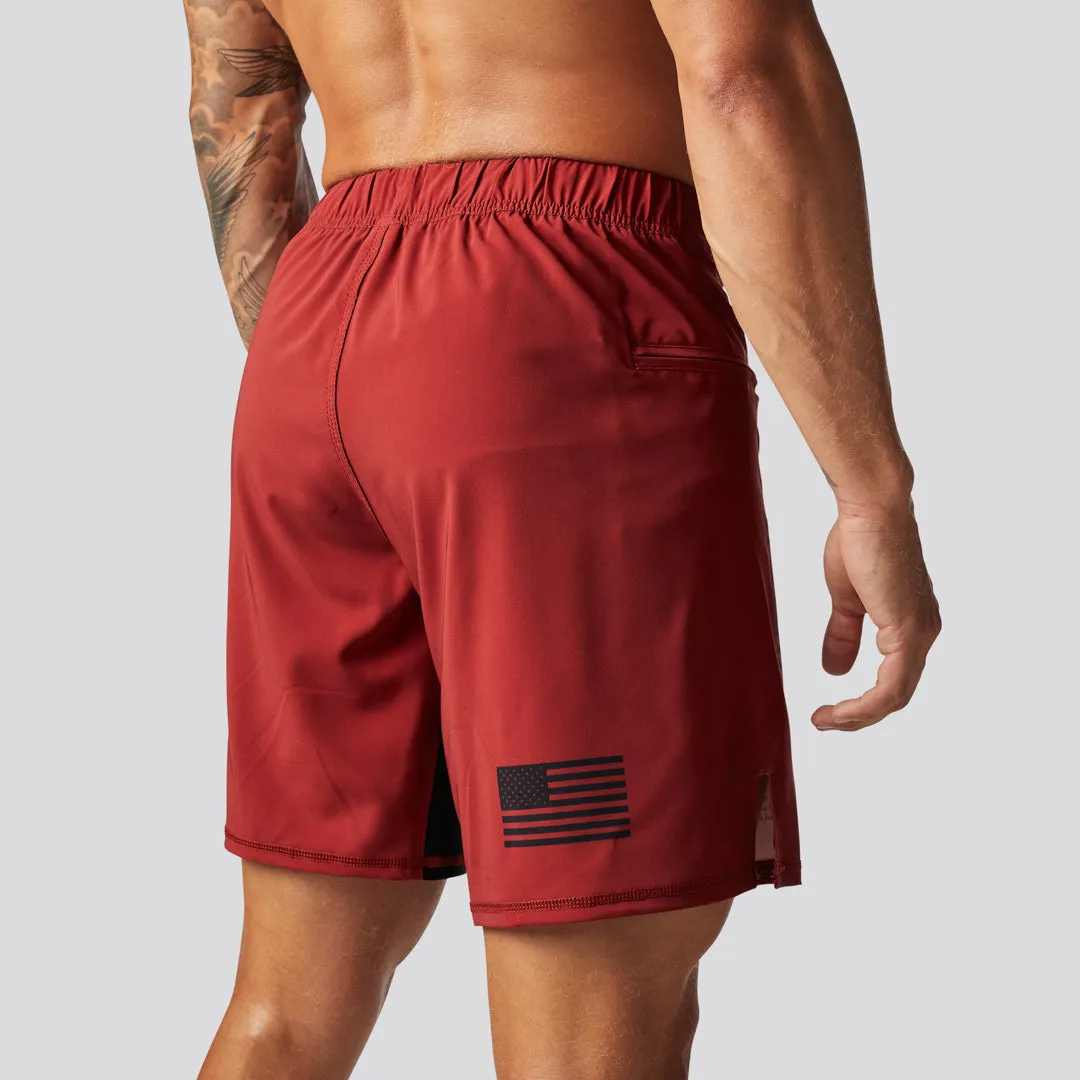 American Defender Short Tie 3.0 (Crimson)