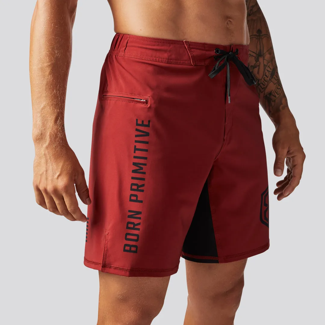 American Defender Short Tie 3.0 (Crimson)