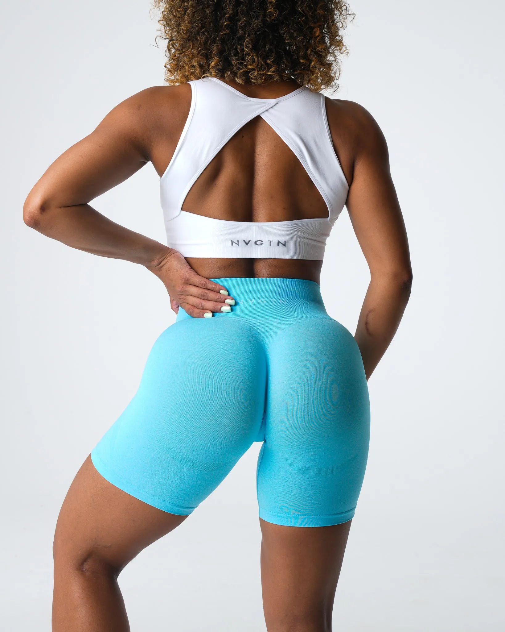 Aqua Contour Seamless Shorts