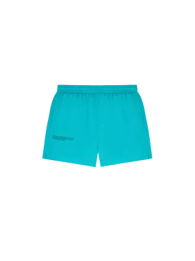 Archive Enhanced Degradation Nylon Shorts—peacock blue