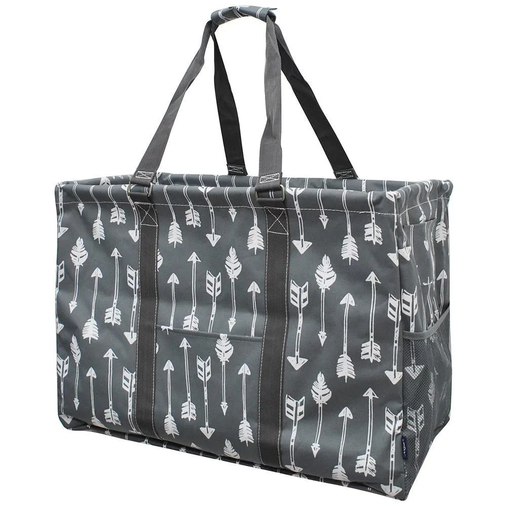 Arrow Gray NGIL Mega Shopping Utility Tote Bag