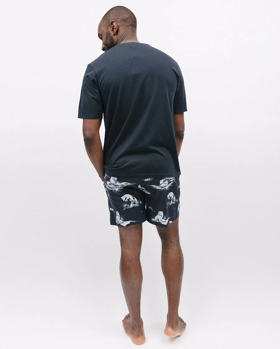 Atlas Arctic Fox Print Shorts