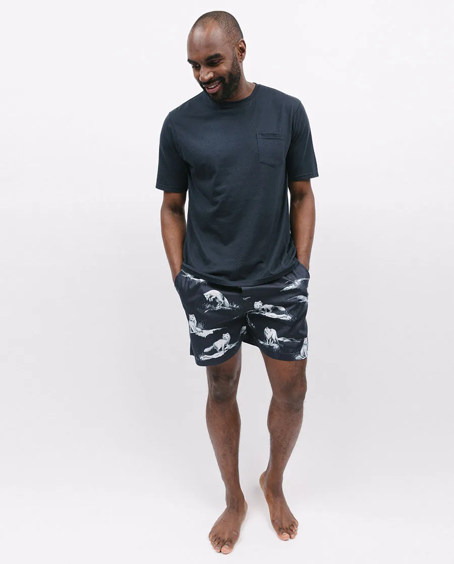 Atlas Arctic Fox Print Shorts