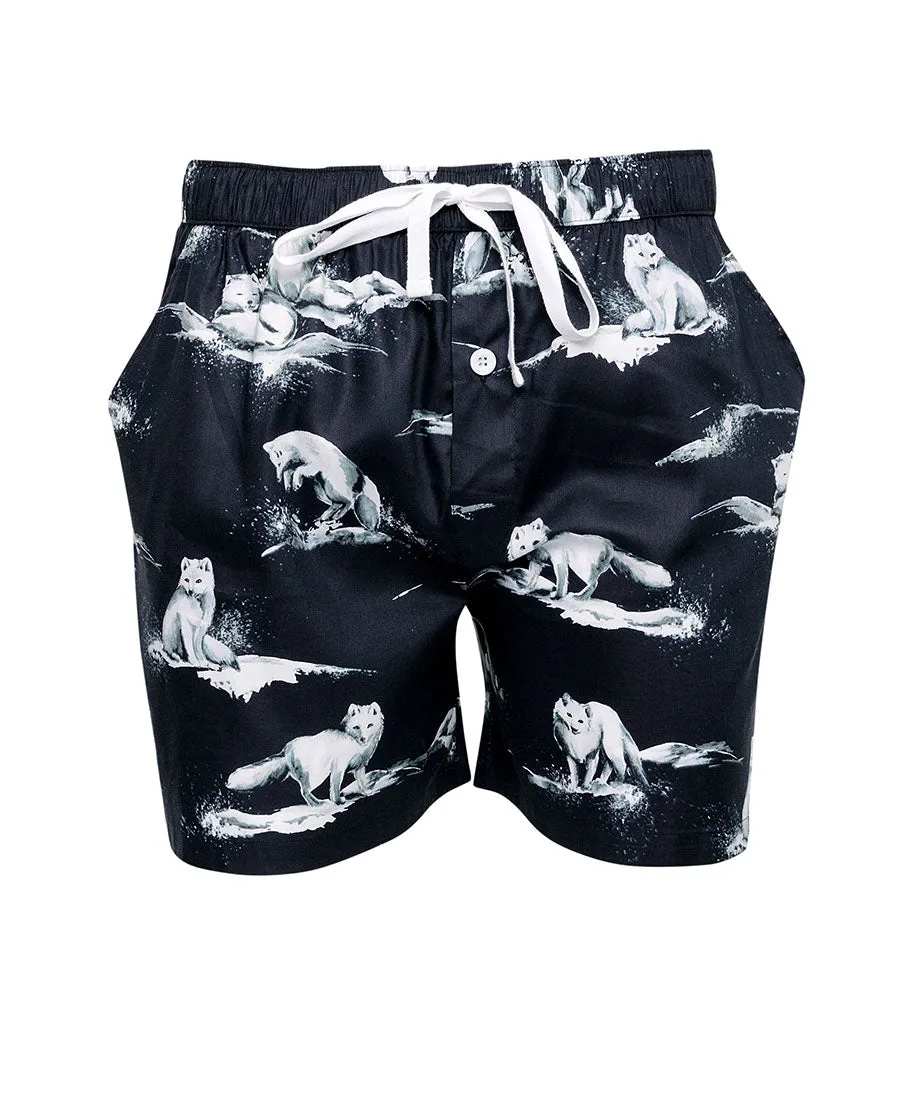 Atlas Arctic Fox Print Shorts