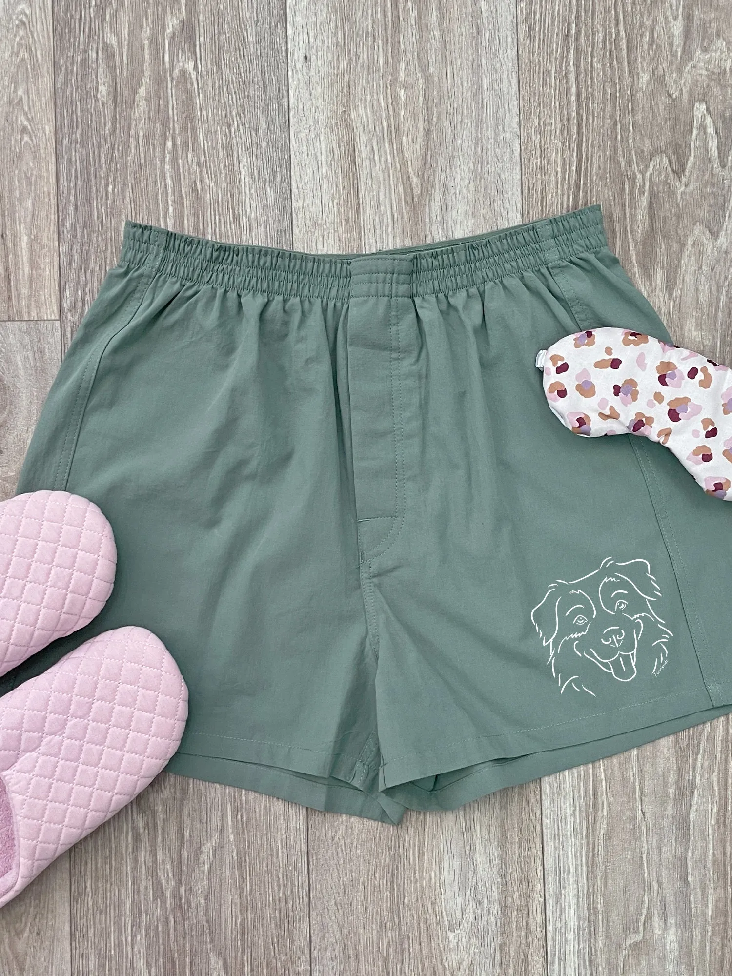 Australian Shepherd Finley Cotton Boxer Shorts