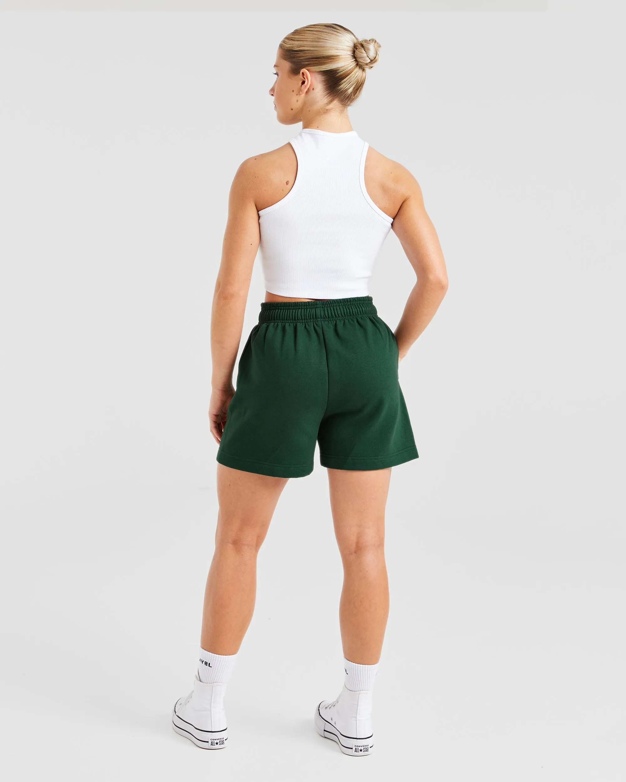 AYBL Club Shorts - Green/Sand