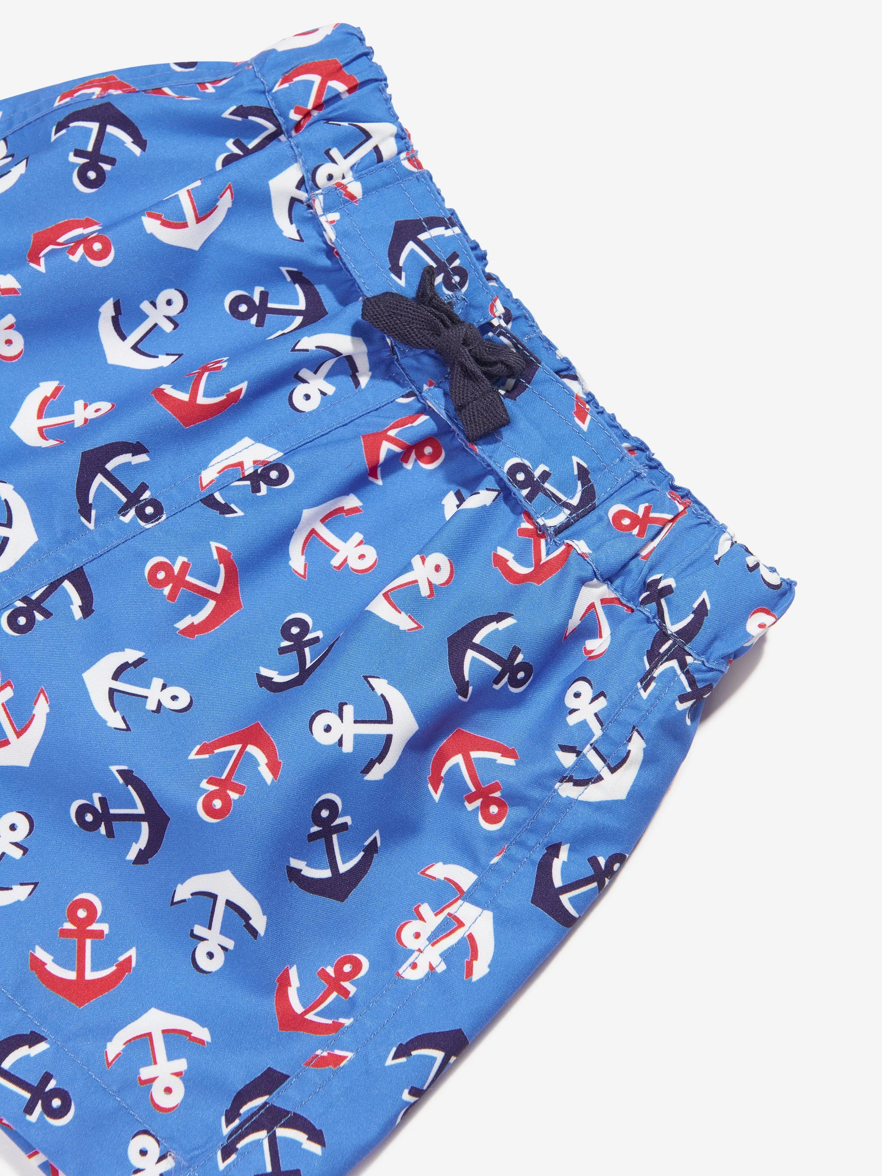 Baby Boys Anchor Swim Shorts in Blue