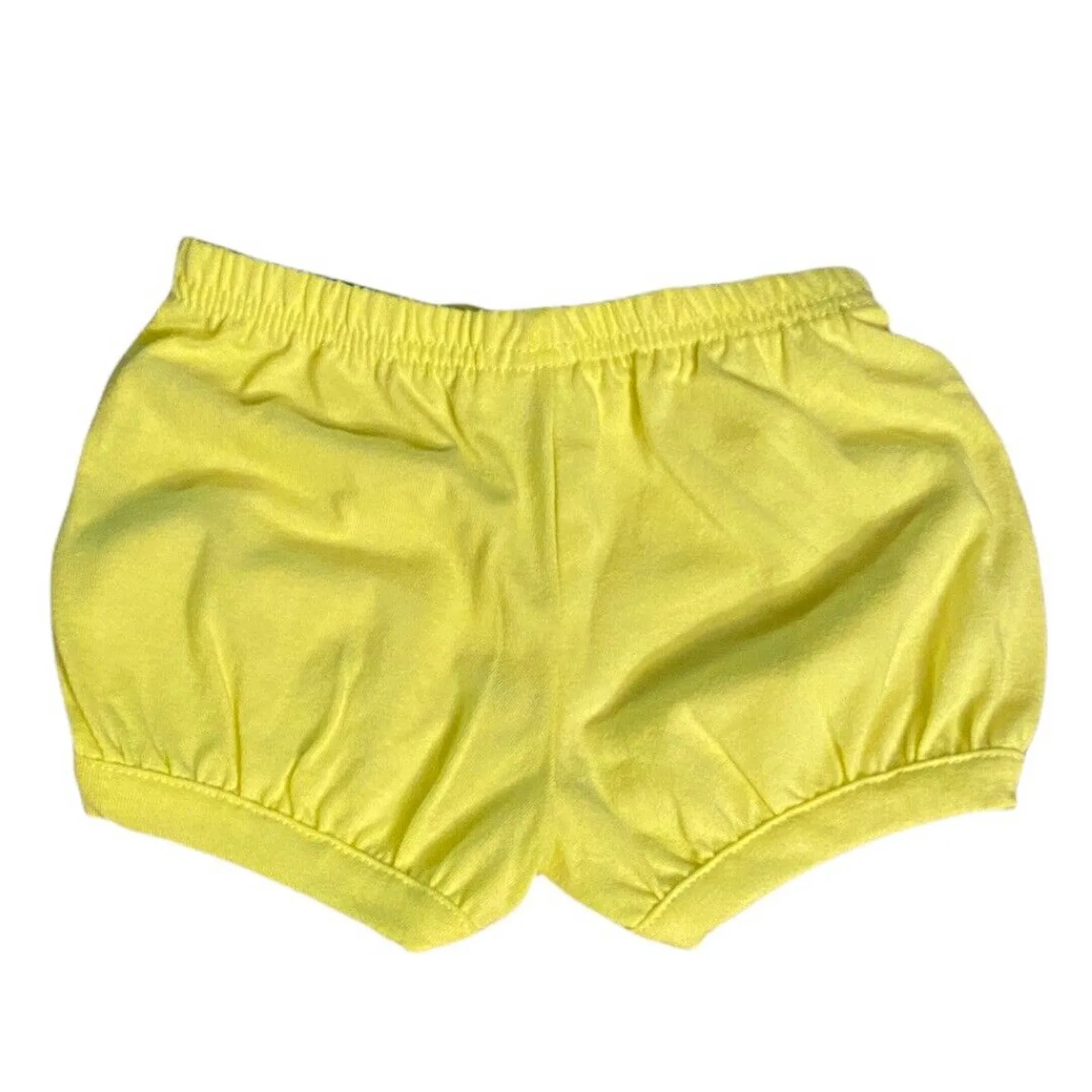 Balloon Style Bright Yellow Shorts Size 6-9 Months NWT