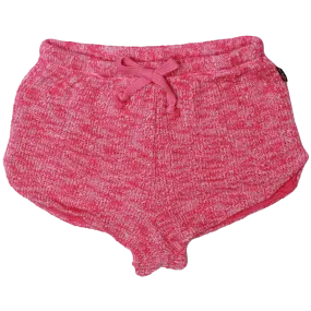 Barbie Pink Crochet Tie-Waist Shorts