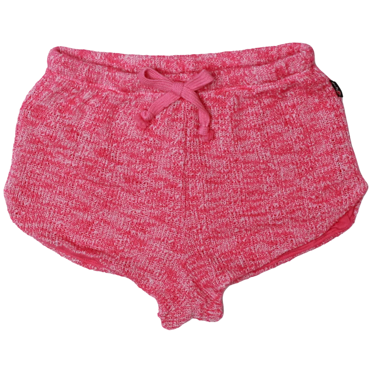 Barbie Pink Crochet Tie-Waist Shorts