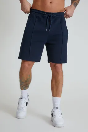 Barron Pique drawstring shorts Navy