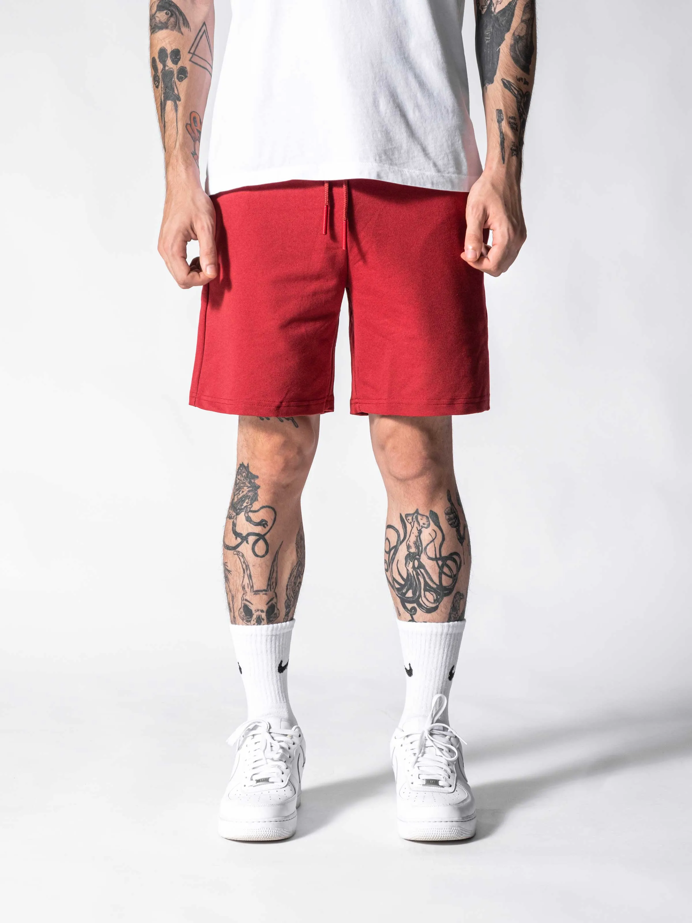 Basic Red Shorts