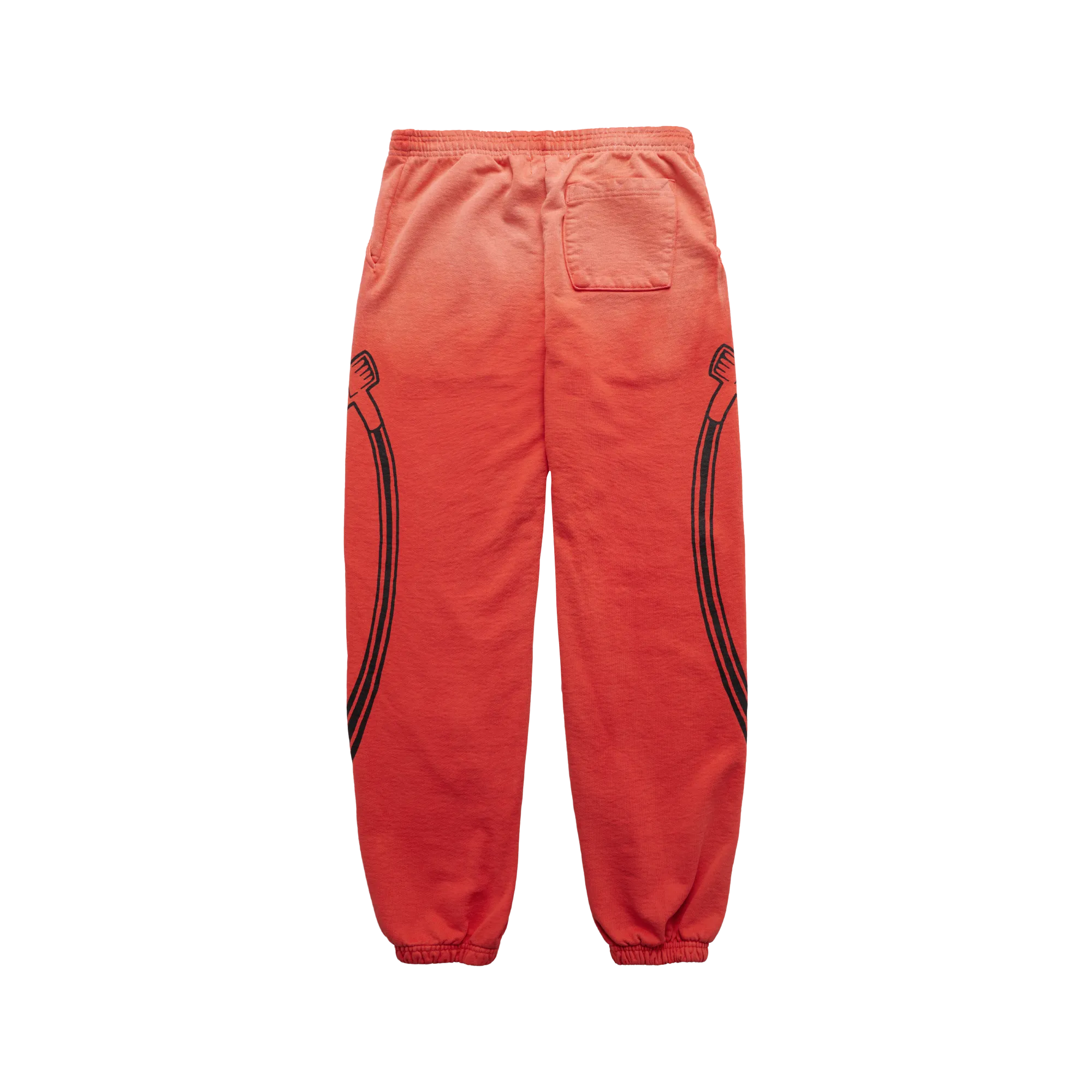 Bat Reaper Scythe Sweatpants - Faded Red