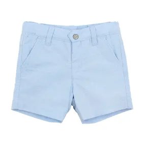 Bebe Harry Textured Shorts in Pale Blue (Size 000-7Y)