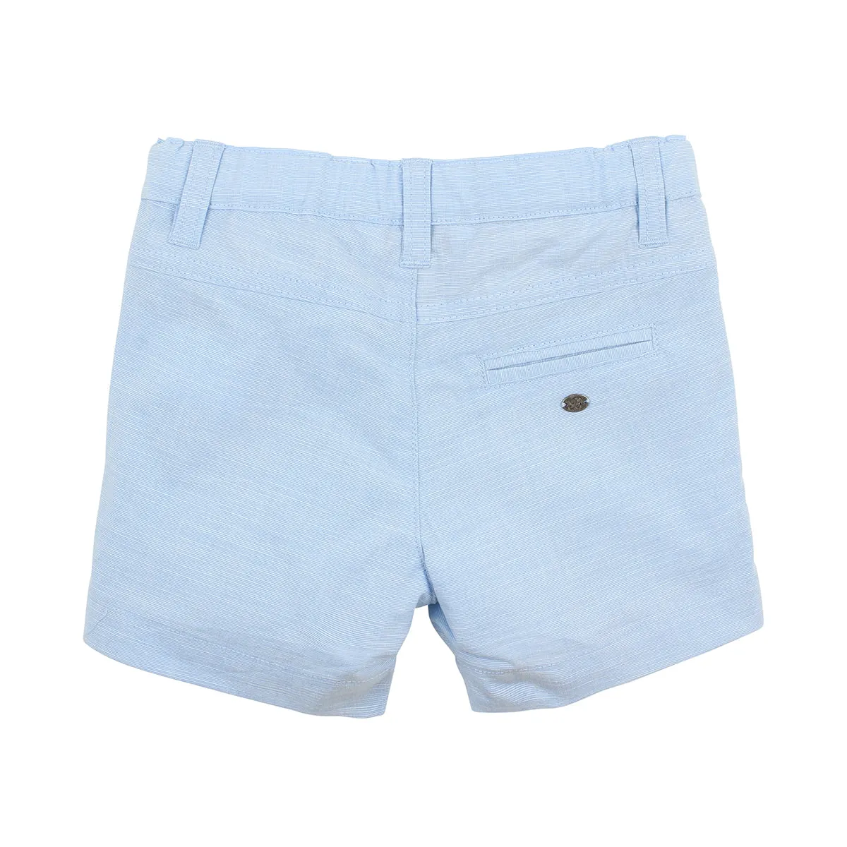 Bebe Harry Textured Shorts in Pale Blue (Size 000-7Y)