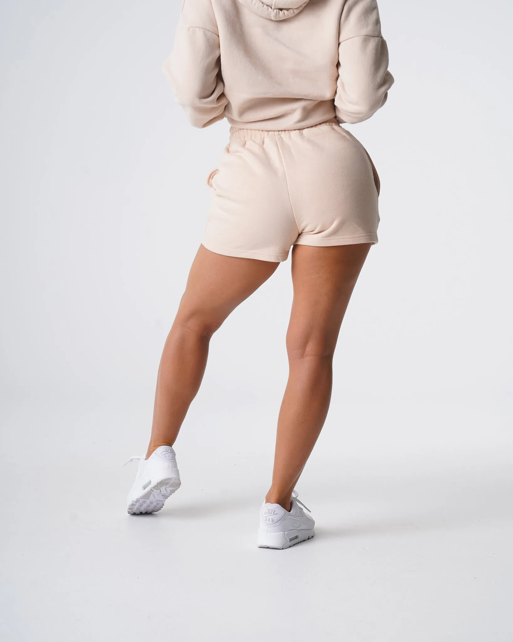 Beige Essential Lounge Shorts