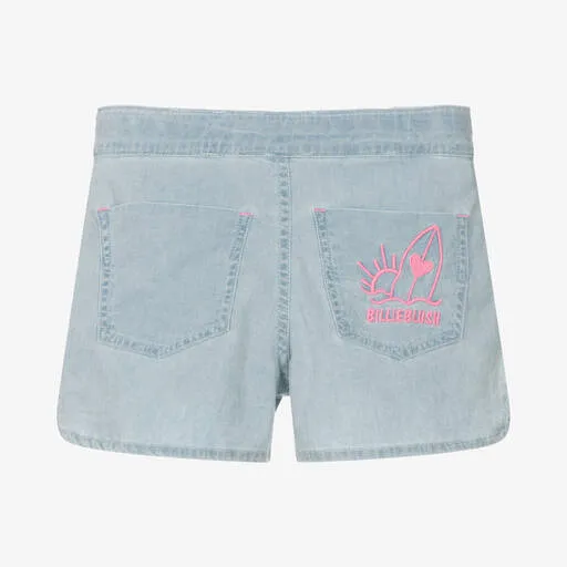 Billieblush Light Wash Denim Shorts