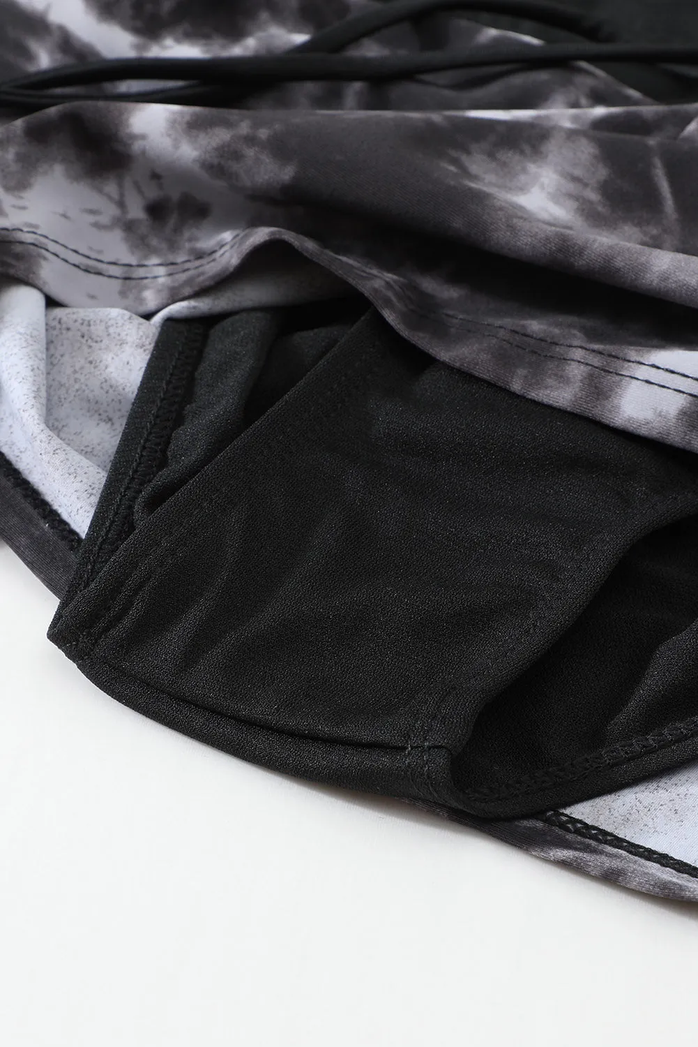 Black Boxy Swim Bottoms