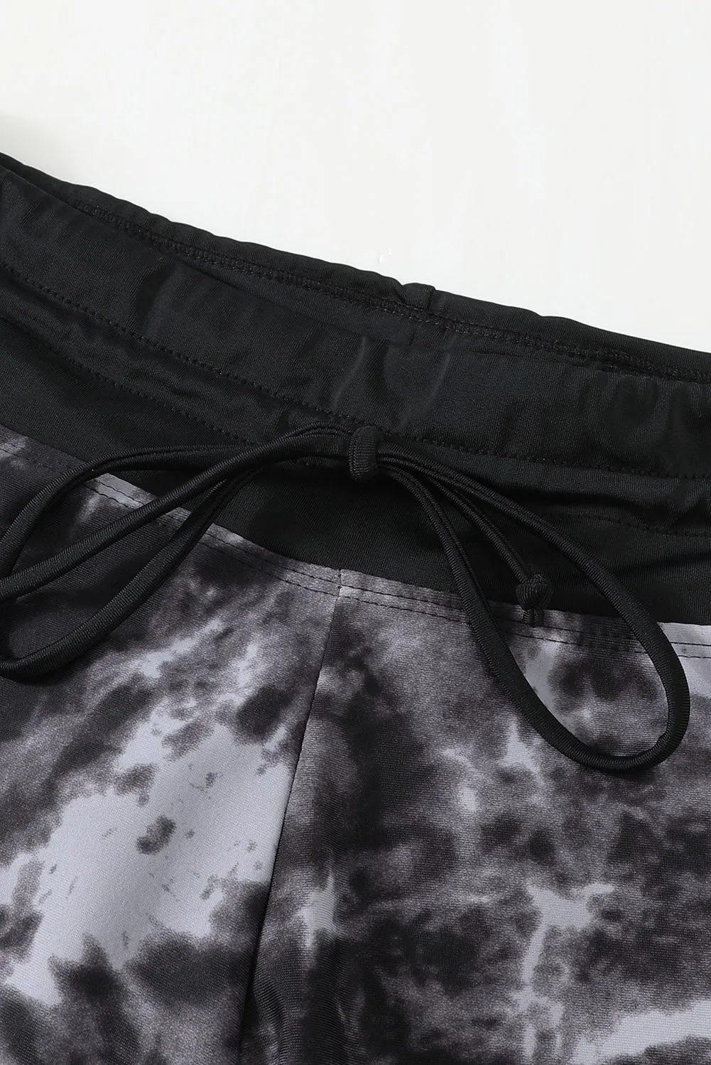 Black Boxy Swim Bottoms