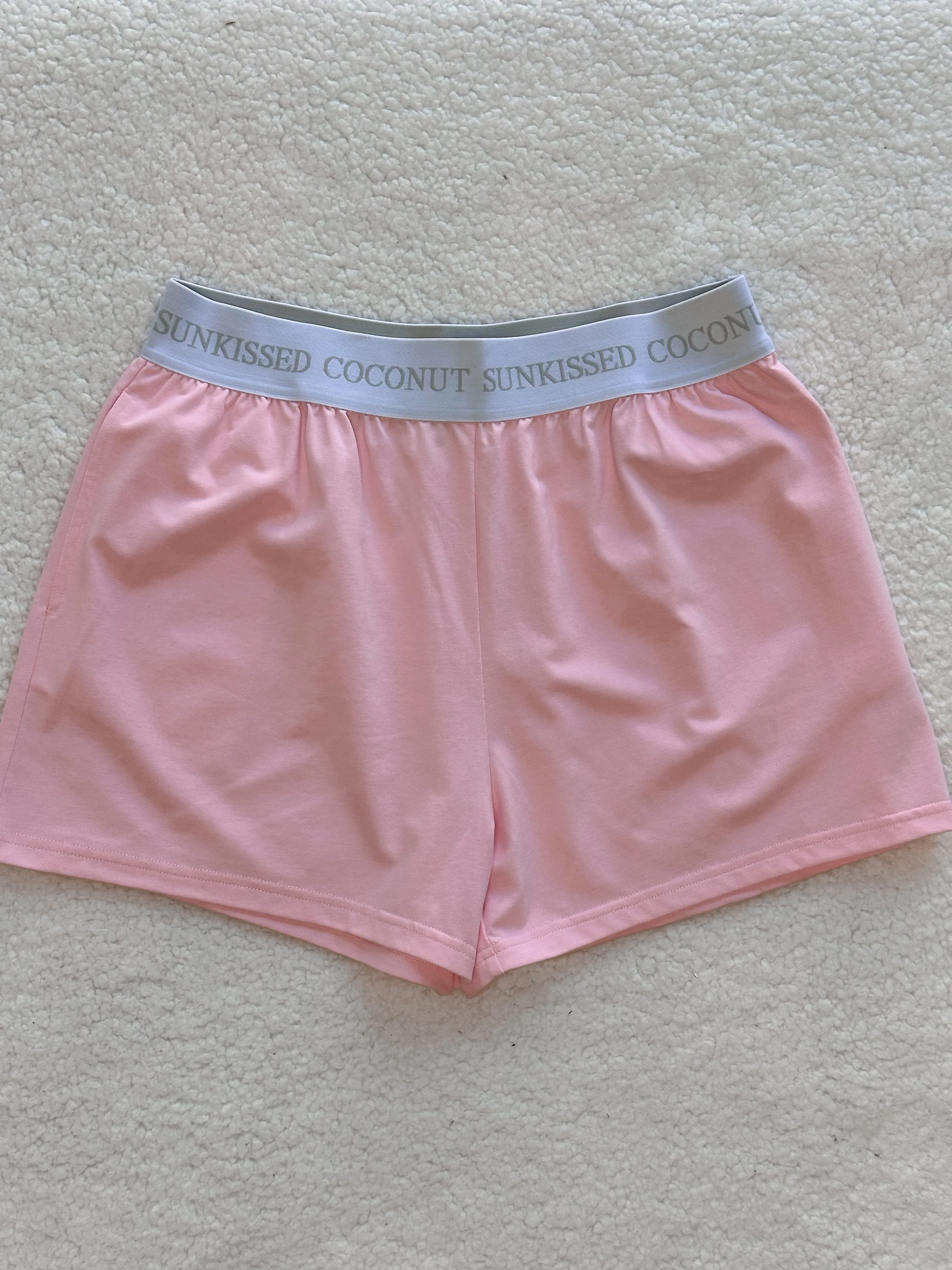 Blair Pink Basic Watercolor Shorts