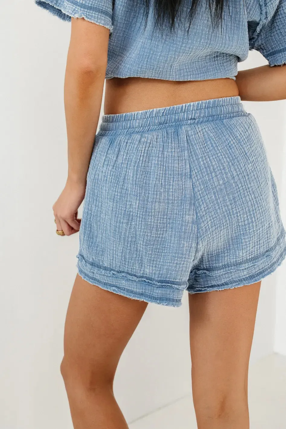 Blair Shorts in Blue - FINAL SALE