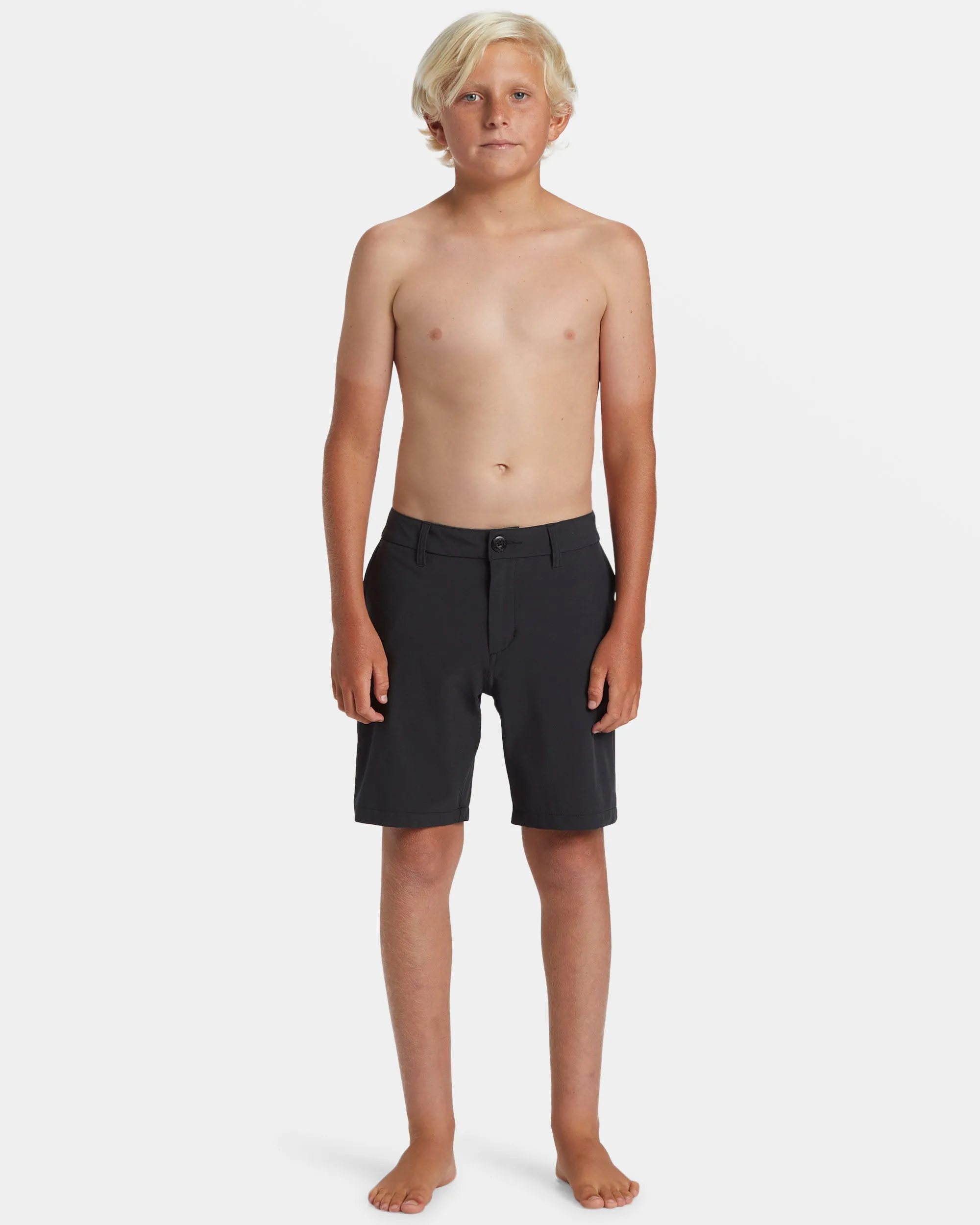 Boys 8-16 Union Heather Amphibian 17" Hybrid Shorts