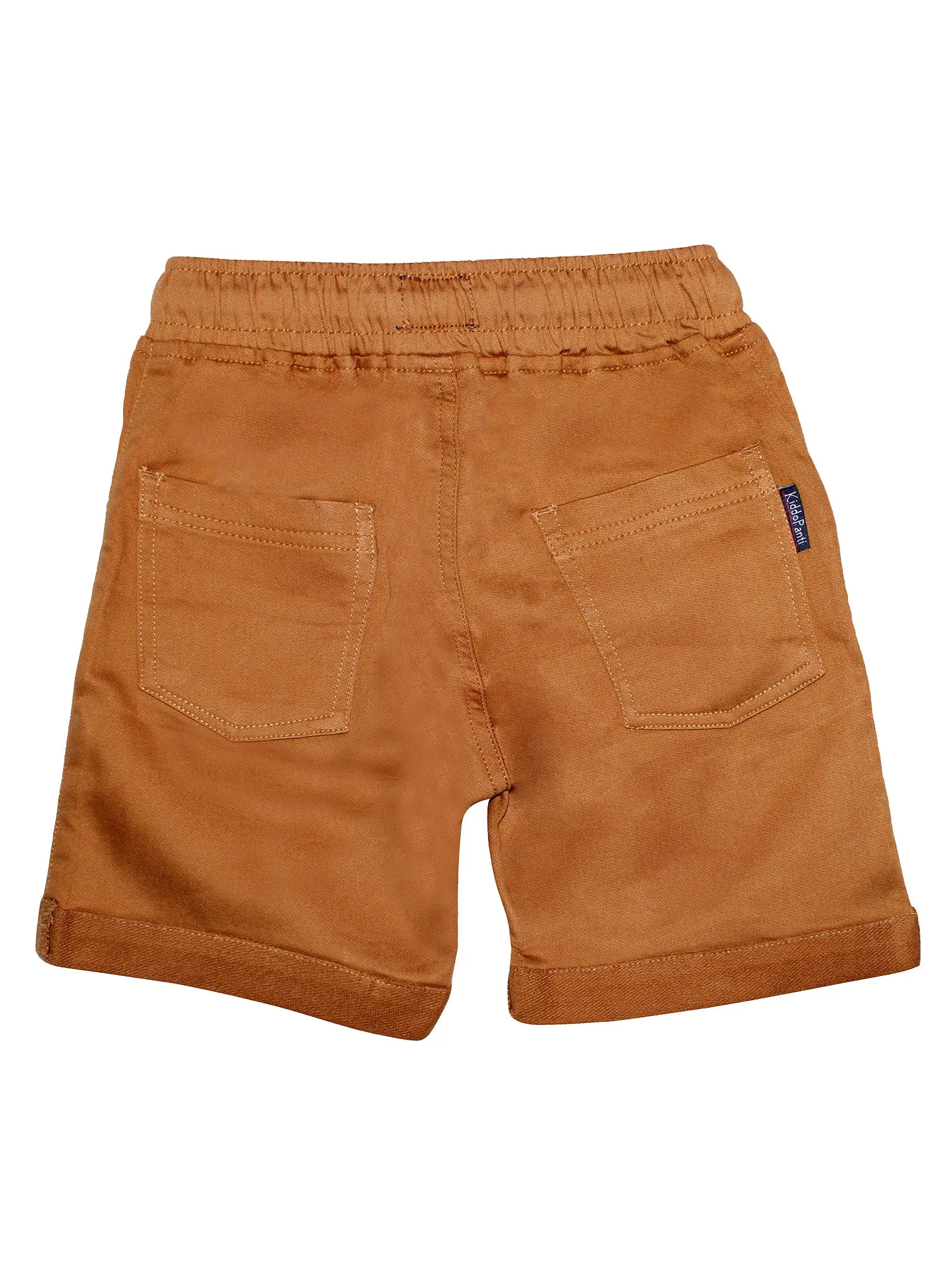 Boys Pull On Shorts with Roll-up hem