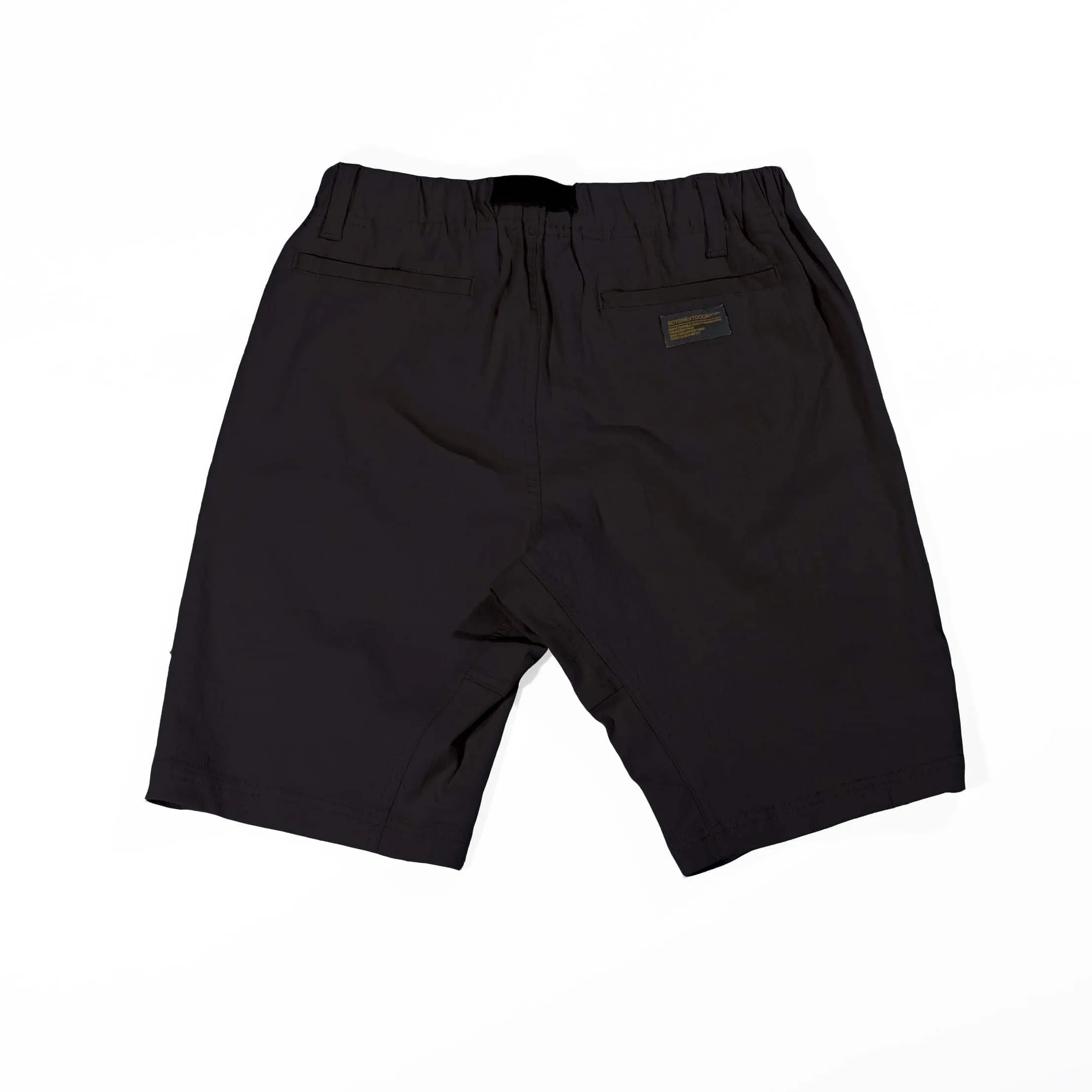 Boysnextdoor Cotton Linen Shorts Black