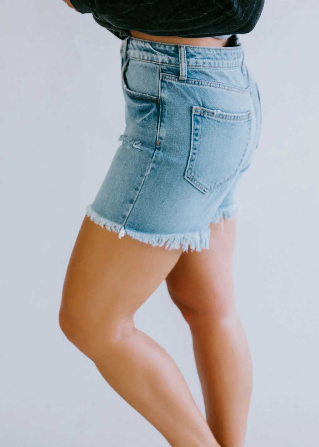 Bradlea High Rise Denim Shorts FINAL SALE