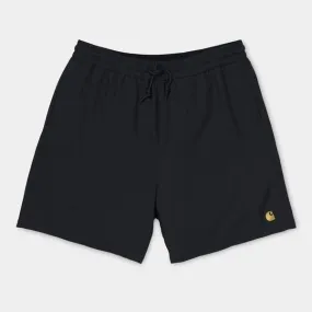 Carhartt WIP Chase Swim Trunk Black - Gold