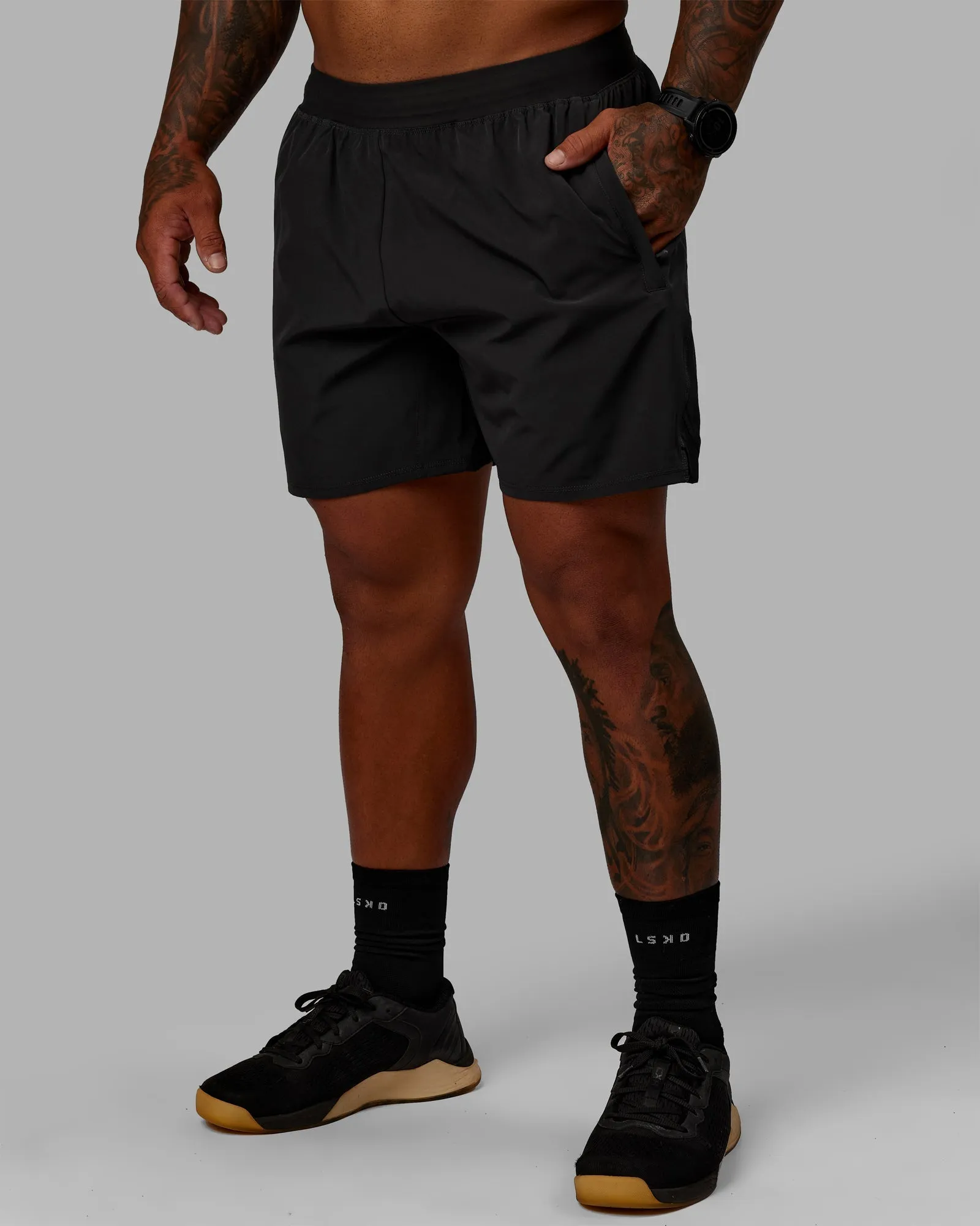 Challenger 6" Lined Performance Shorts - Pirate Black