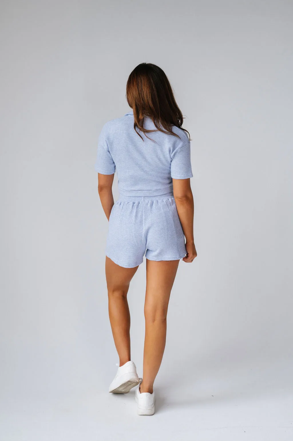 Charleston Waffle Knit Short Set