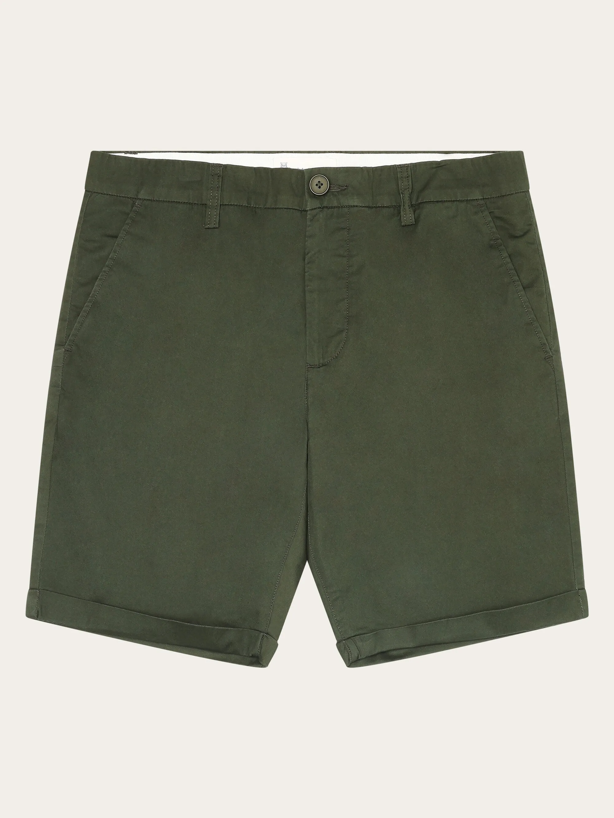 CHUCK regular chino poplin shorts - Forrest Night