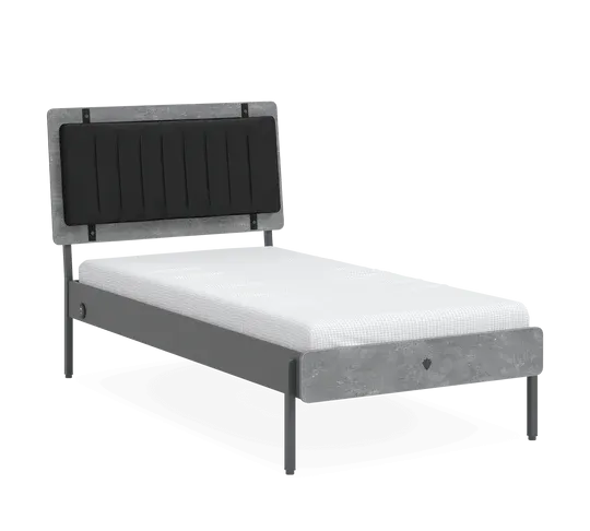 Cilek Space Gray Bed (100X200 Cm Or 120X200 Cm)