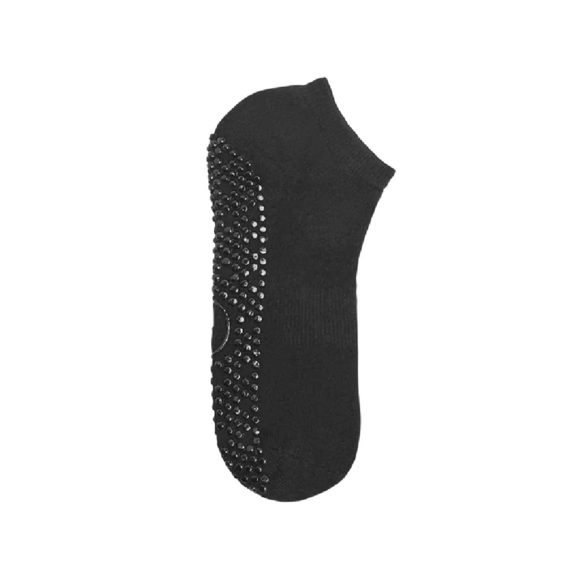 Classic Low Rise Grip Socks - Black (Barre / Pilates)