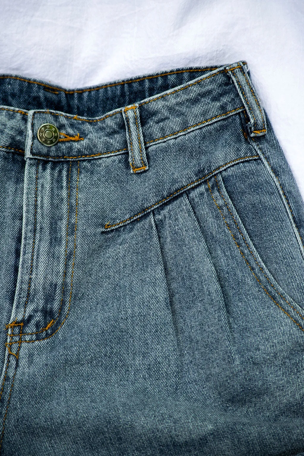 Coaster Shorts - Washed Denim