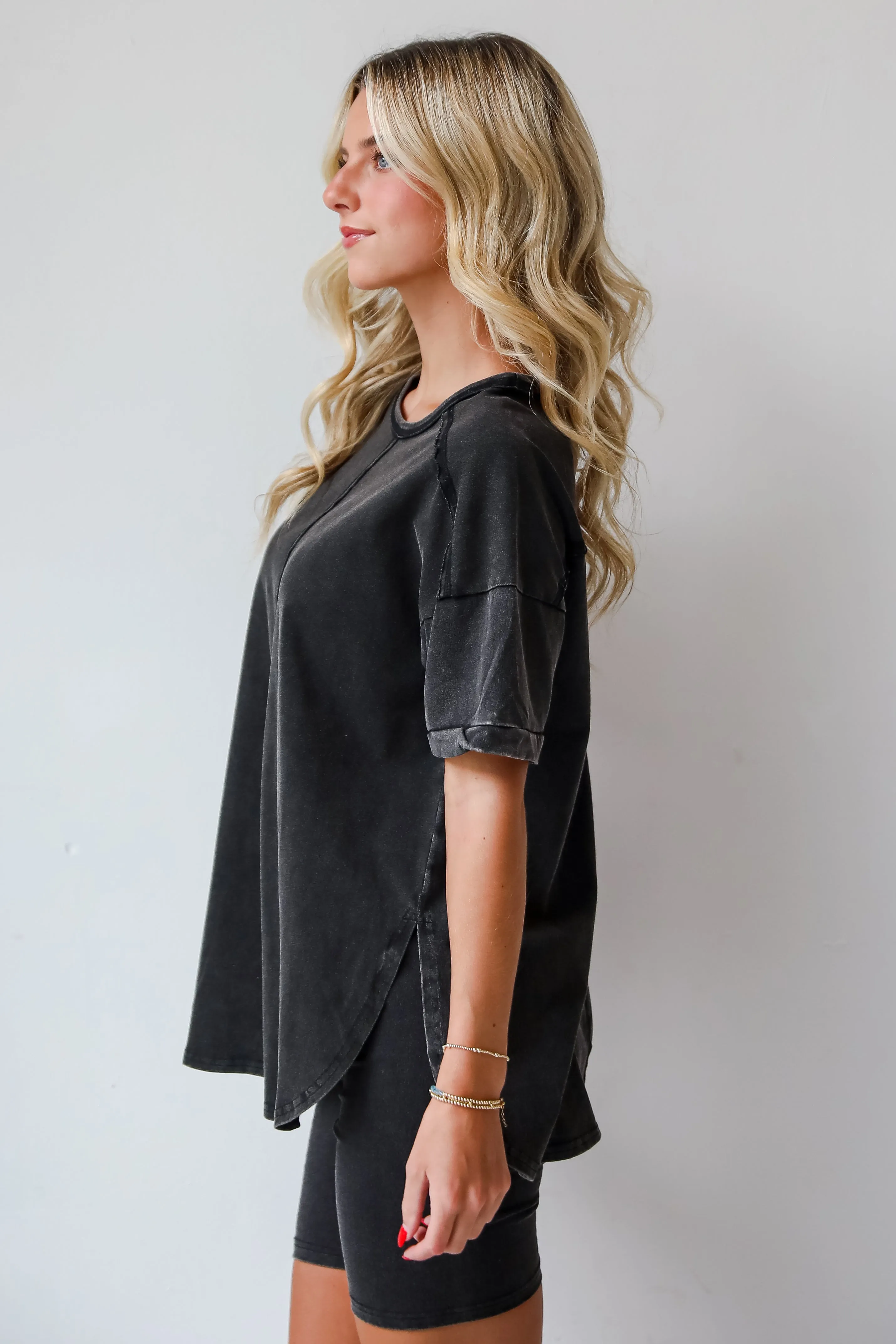 Comfy Mindset Oversized Tee - DU DEAL