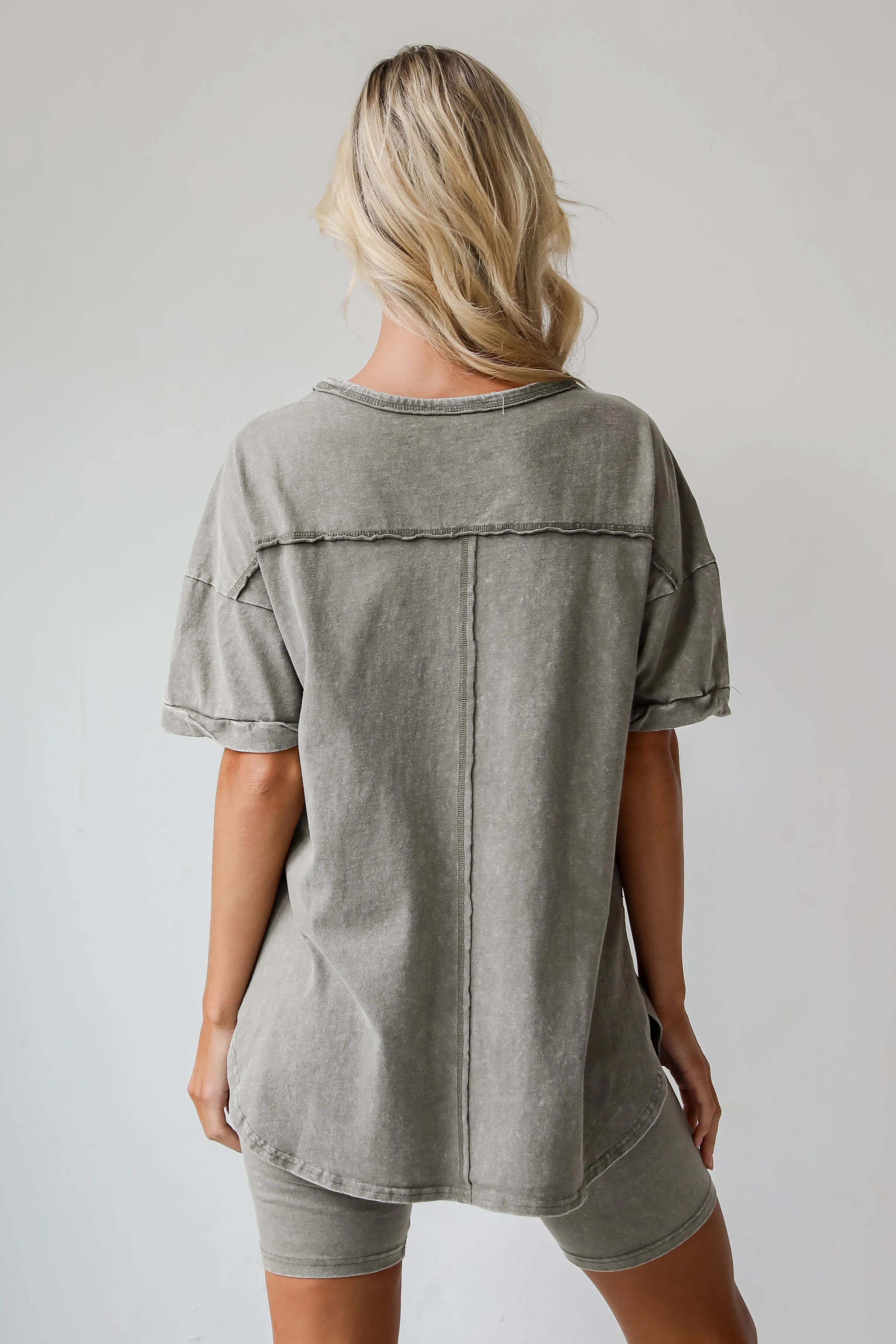 Comfy Mindset Oversized Tee - DU DEAL