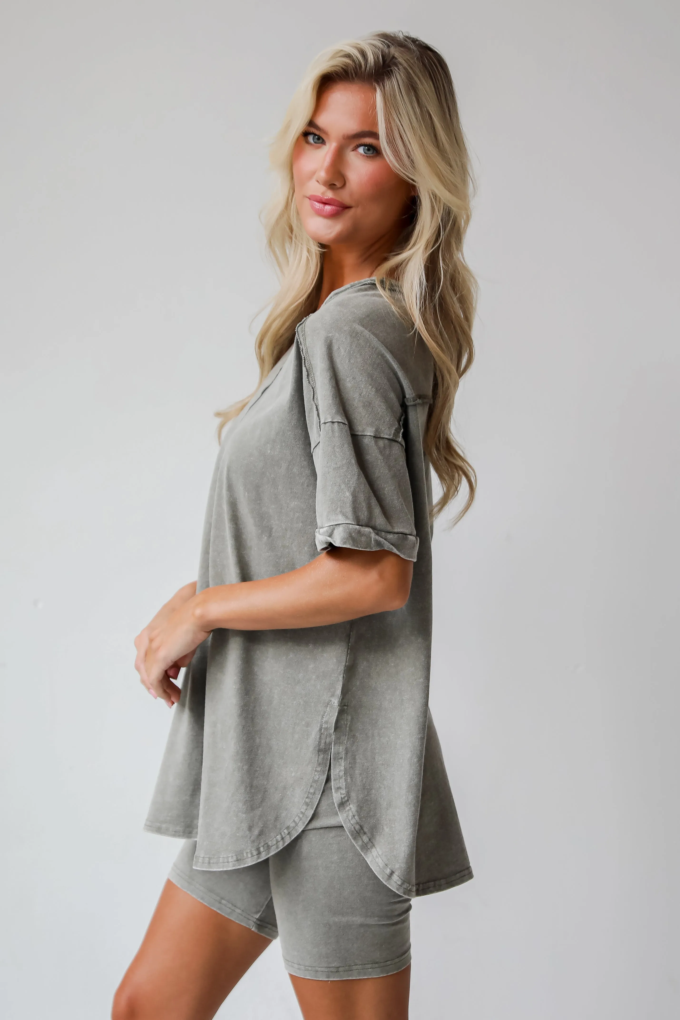 Comfy Mindset Oversized Tee - DU DEAL