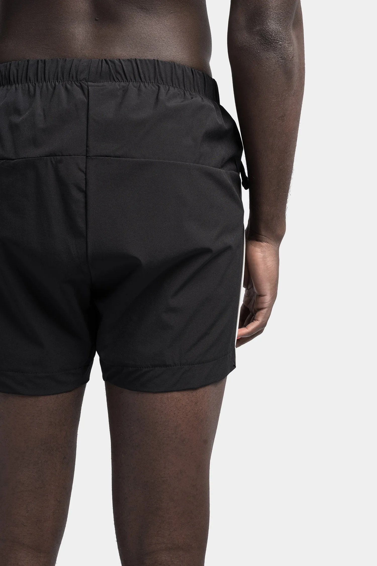 Contrast swim shorts