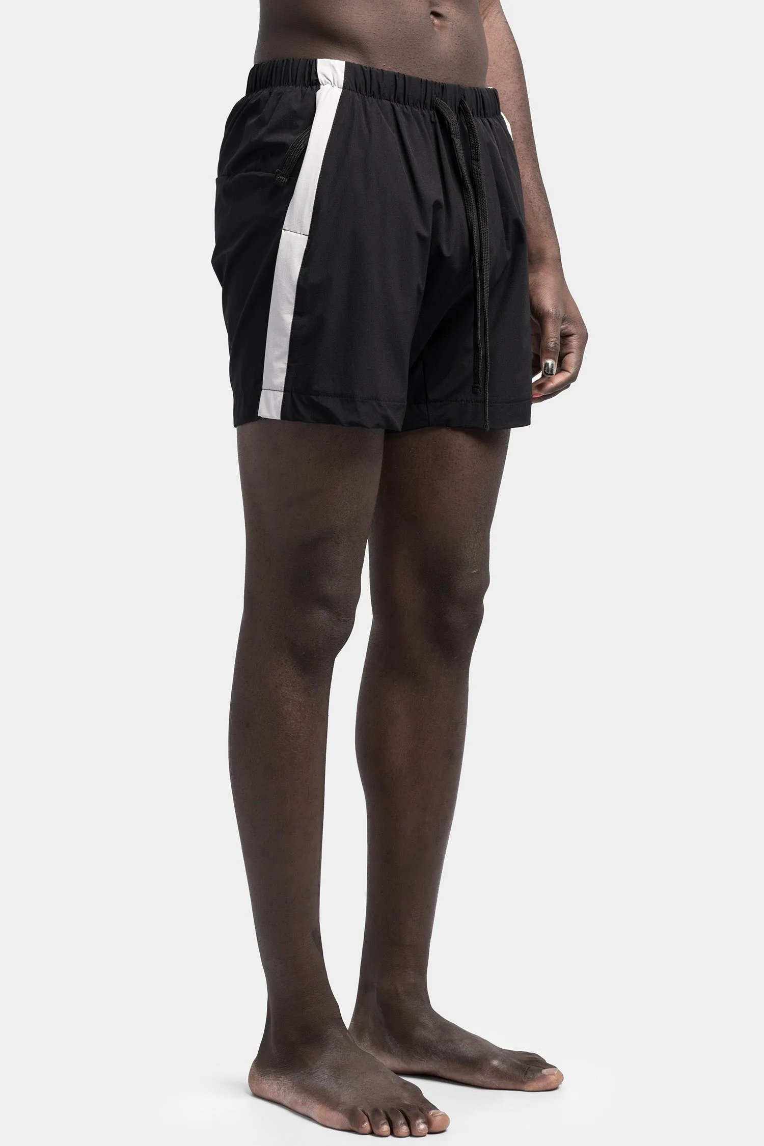 Contrast swim shorts