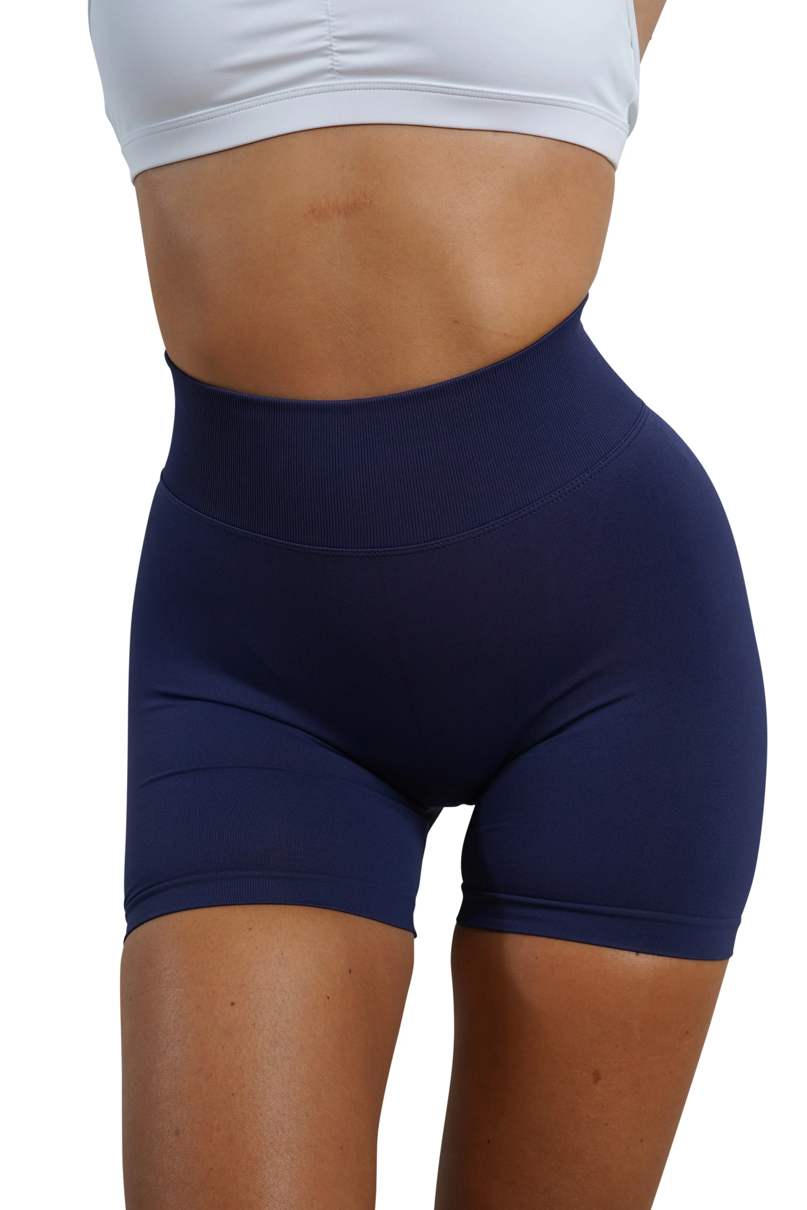 CORE SCRUNCH SHORTS - NAVY